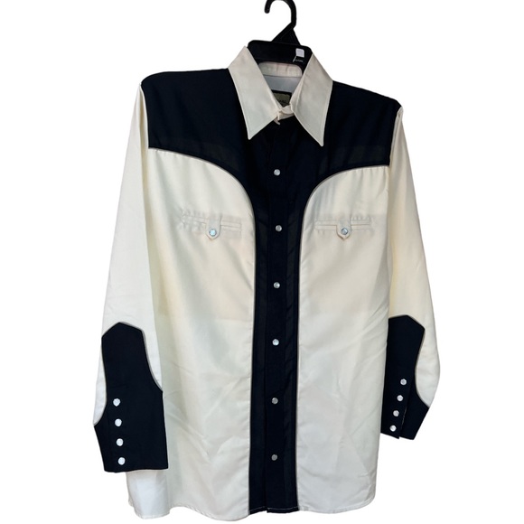 Sz M 38 Chamizzo by Alvarez Western Pearl Snap Button Down Shirt NWOT - Picture 3 of 5